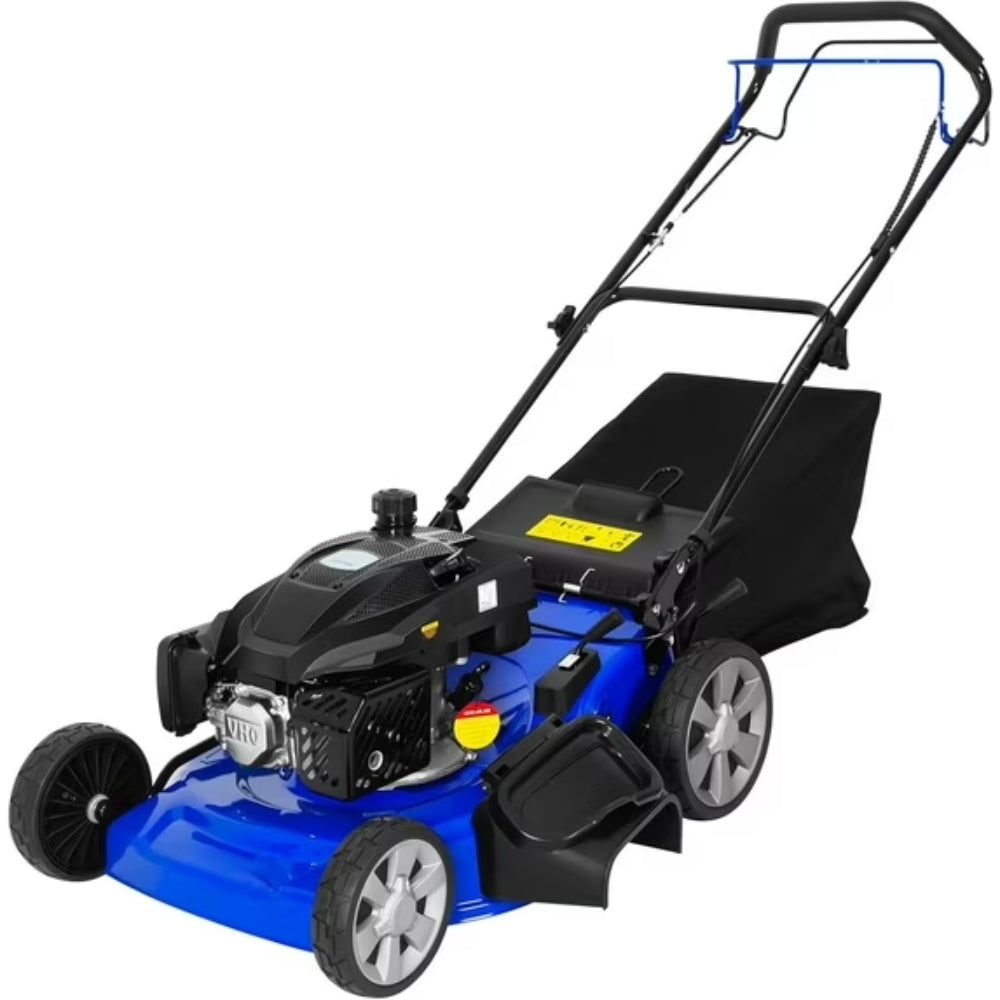 Hykolity Self Propelled Lawn Mower 21" 201cc Gas Push Lawnmower with 8-Position Height Adjustment 3-in-1 Side Discharge Walk Behind Grass Cutting