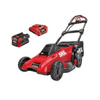SKIL PWR CORE 40V 20-inch Self Propelled, Push-Button Start and Height Adjust, 6.0Ah Battery and Charger