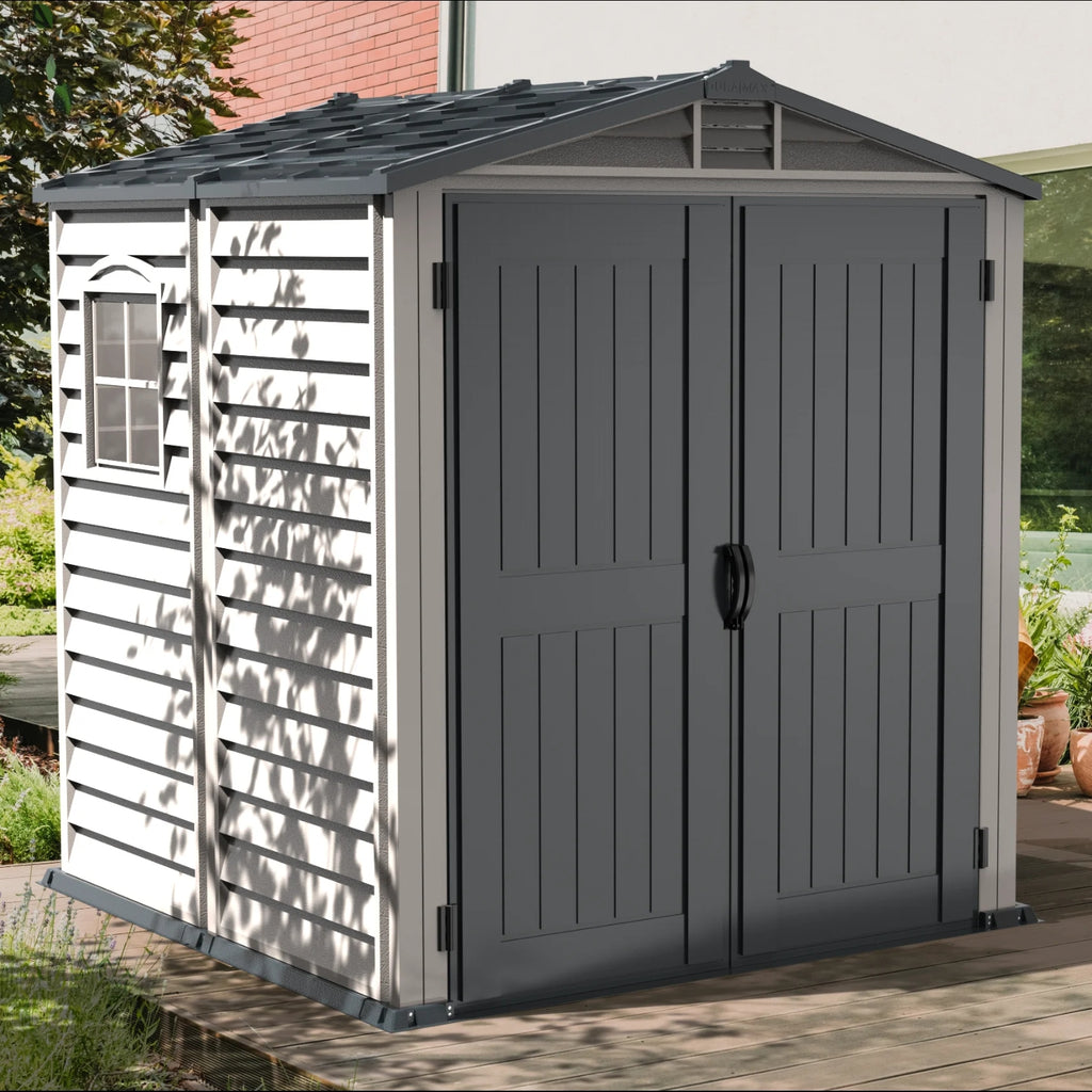 KyMax Plus 6ft x6ft Storemate Plastic Vinyl Shed with Molded Floor 30425