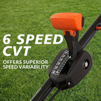 Yardmax 22" Self Propelled Lawn Mower with Seven Cutting Heights