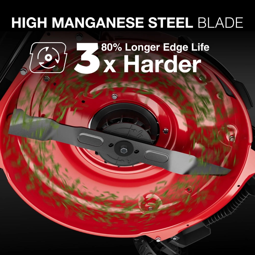 PowerSmart 21" 170CC Self-Propelled Gas Lawn Mower, with 10" rear wheels