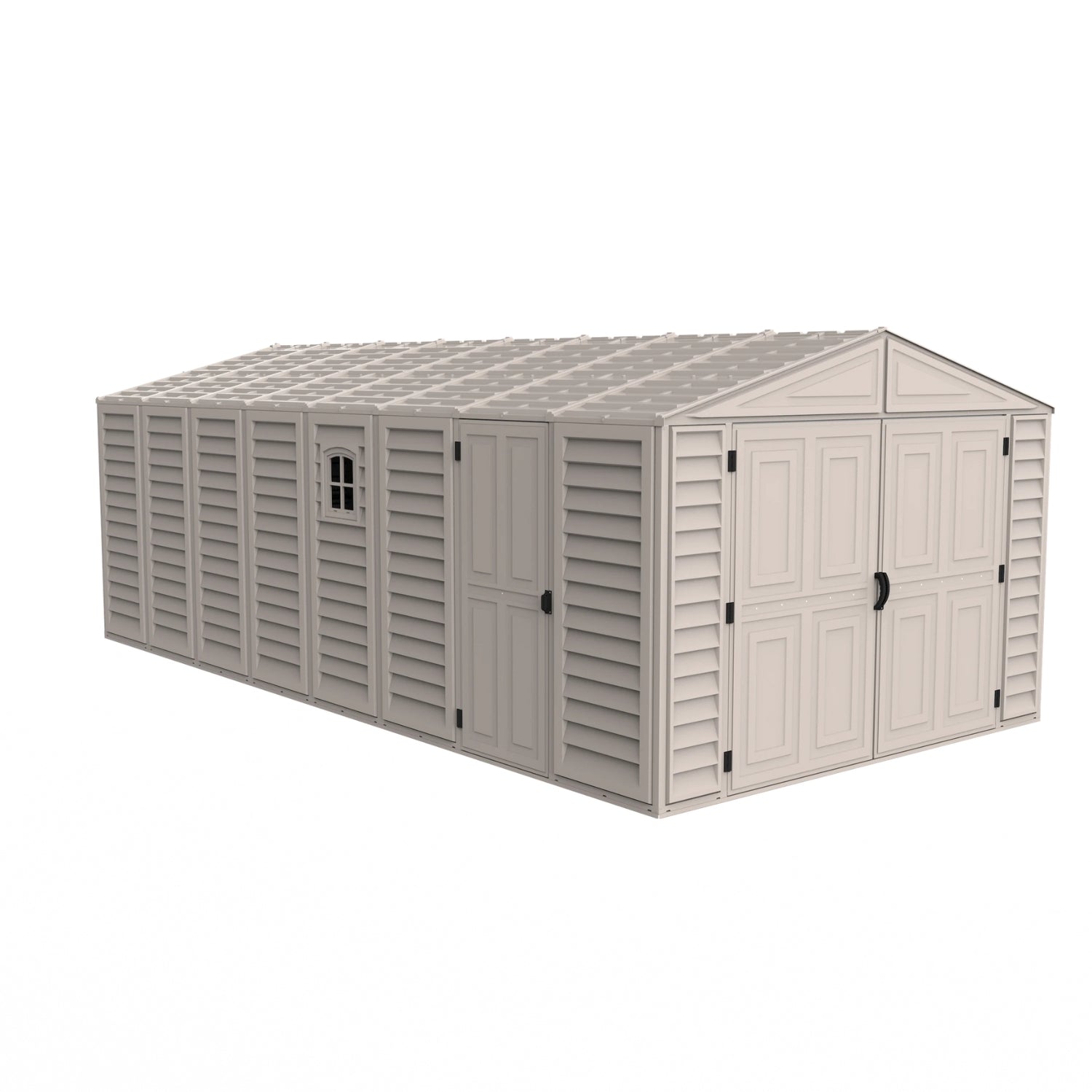 KyMax 10.5ft x 20.5ft w/ Vinyl Garage with Foundation Kit and windows 15226