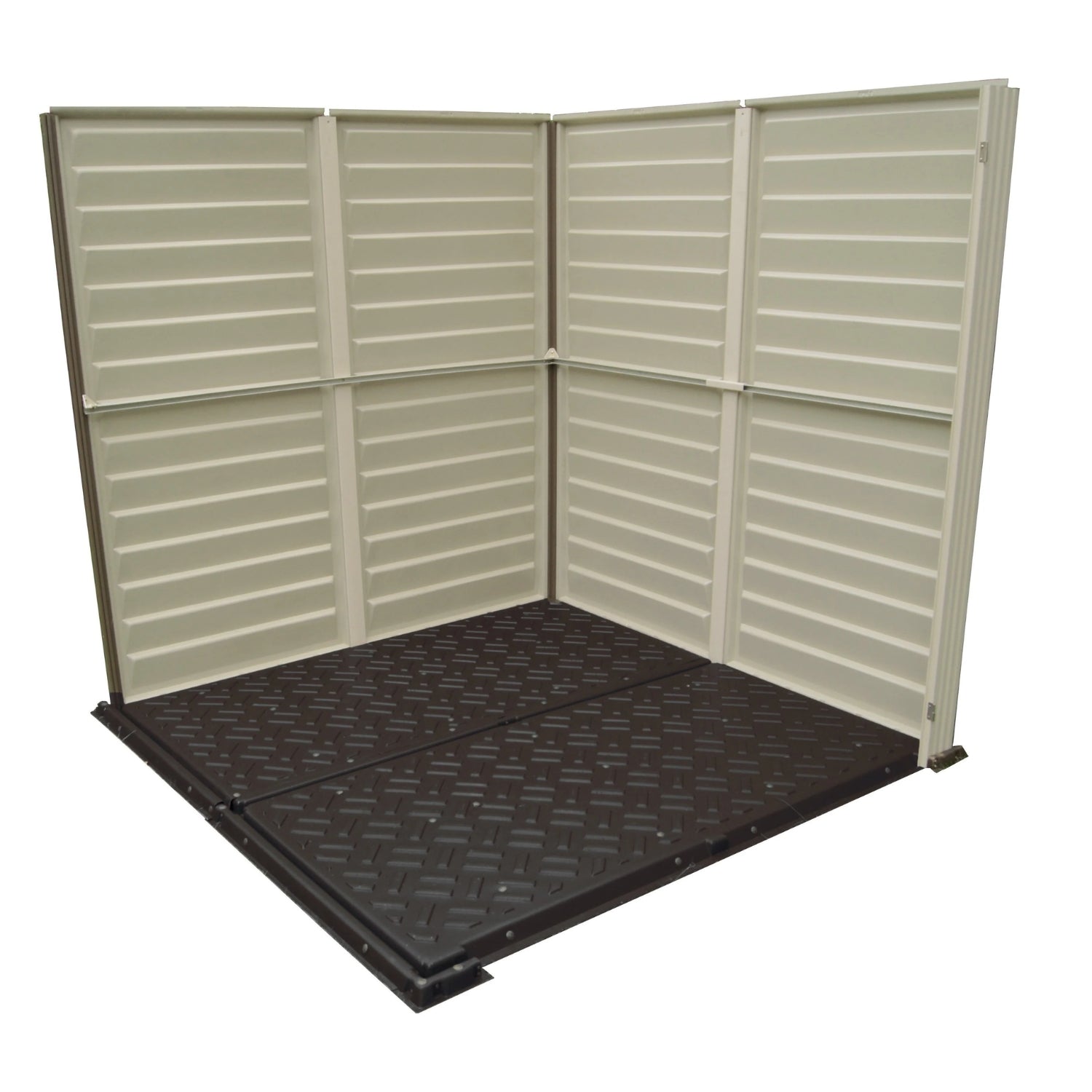 KyMax Plus 6ft x6ft Storemate Plastic Vinyl Shed with Molded Floor 30425