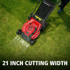PowerSmart 21" 170cc Gas Self-Propelled Lawn Mower, with 6-Position Height Adjustment