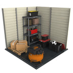 KyMax 7ft x 7ft StoreMax Plus Plastic Vinyl Shed with Molded Floor 30325