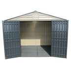 KyMax StoreMax Plus 10.5x8 Ft with Molded Floor Plastic Vinyl Storage Shed 30225