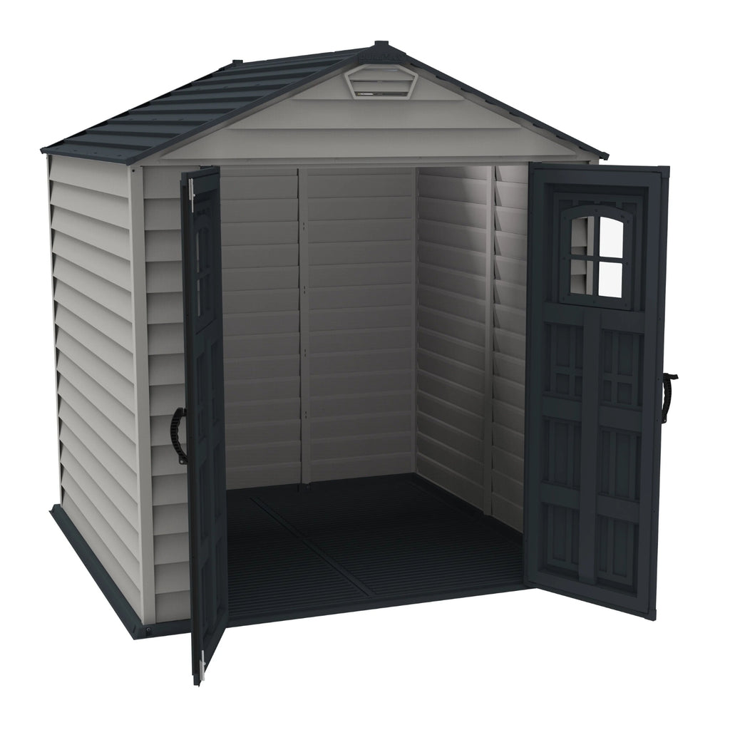 KyMax 7ft x 7ft StoreMax Plus Plastic Vinyl Shed with Molded Floor 30325