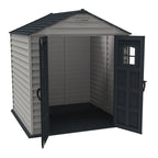 KyMax 7ft x 7ft StoreMax Plus Plastic Vinyl Shed with Molded Floor 30325