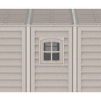 KyMax 10.5ft x 20.5ft w/ Vinyl Garage with Foundation Kit and windows 15226