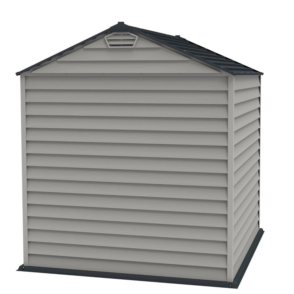 KyMax 7ft x 7ft StoreMax Plus Plastic Vinyl Shed with Molded Floor 30325