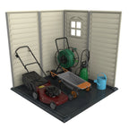 KyMax Plus 6ft x6ft Storemate Plastic Vinyl Shed with Molded Floor 30425